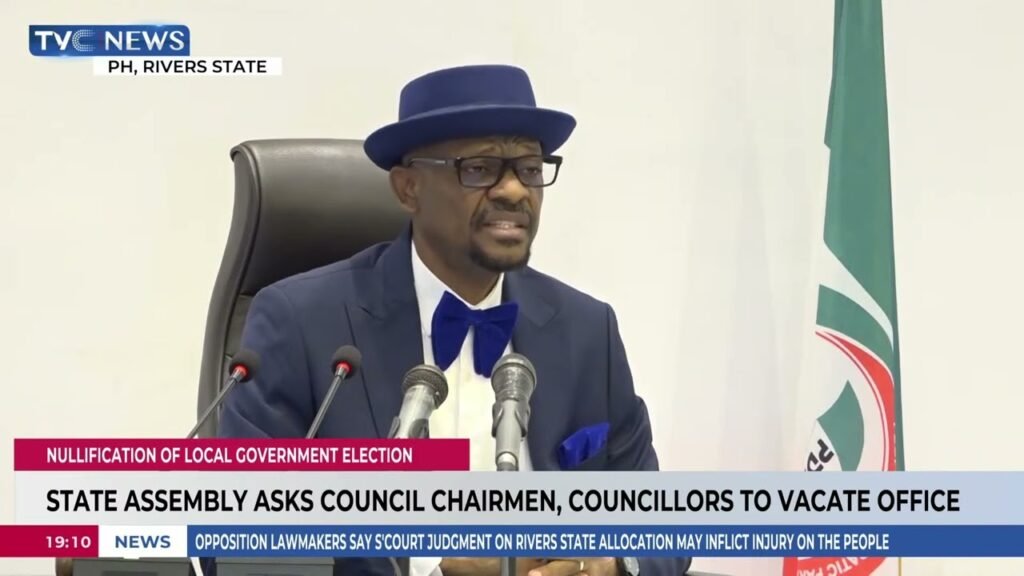 State Assembly Asks Council Chairman, Councillors To Vacate Office State Assembly Asks Council Chairman, Councillors To Vacate Office