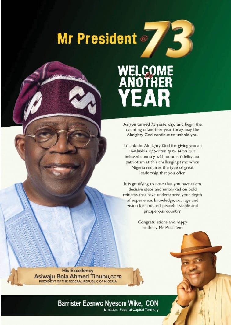 Tinubu birthday
