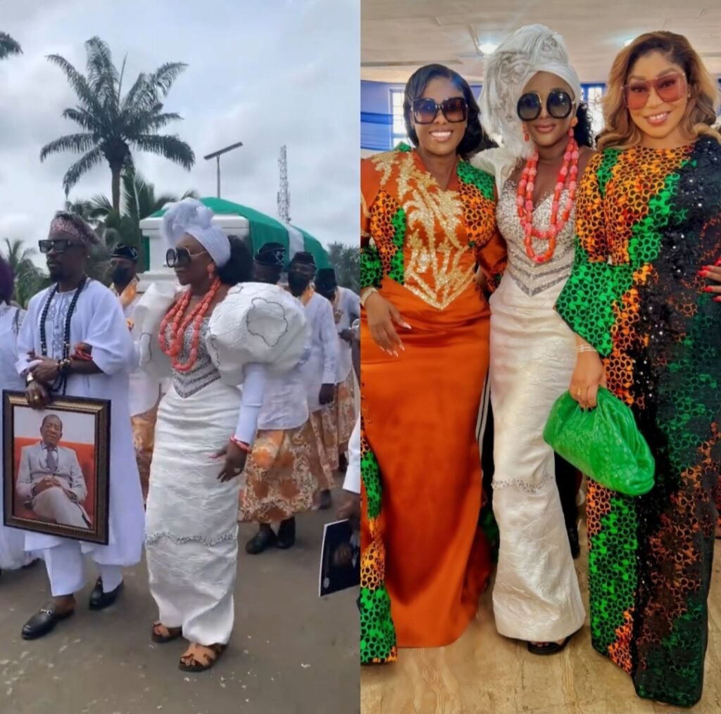 Nollywood Stars Storm Uyo As Actress, Ini Edo Lays Her Father To Rest (Photos/Video)