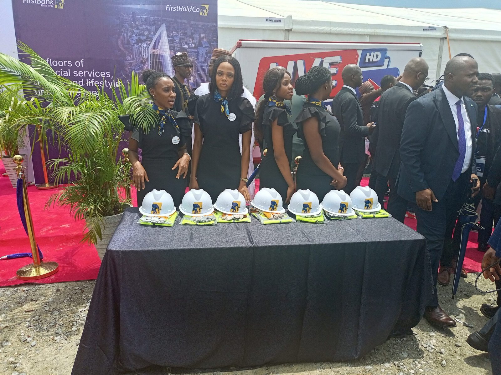 Some of the ushers at the event
