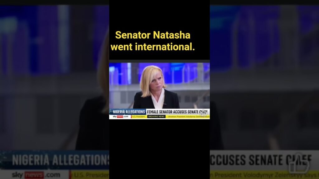 Senator Natasha report Akpabio to the international body. #nigeria #news #viralshorts #youtube #fyp