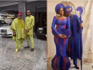Jubilation as Paulo Okoye Storms Priscilla Ojo’s Wedding In Grand Style
