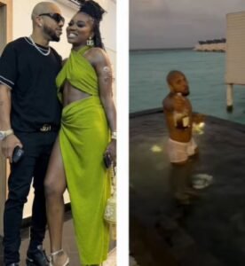 Actor Charles Okocha Shares Hilarious Video From His Vacation With His Wife In Maldives