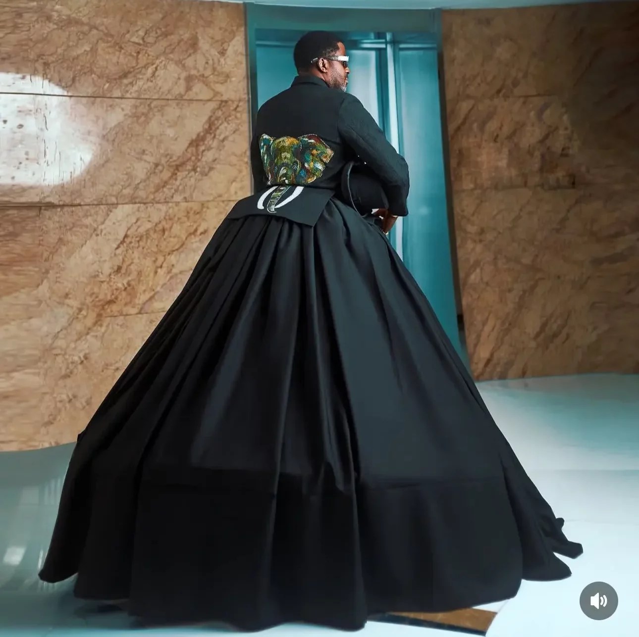 Desmond Elliot at 2025 AMVCA RED CARPET ..