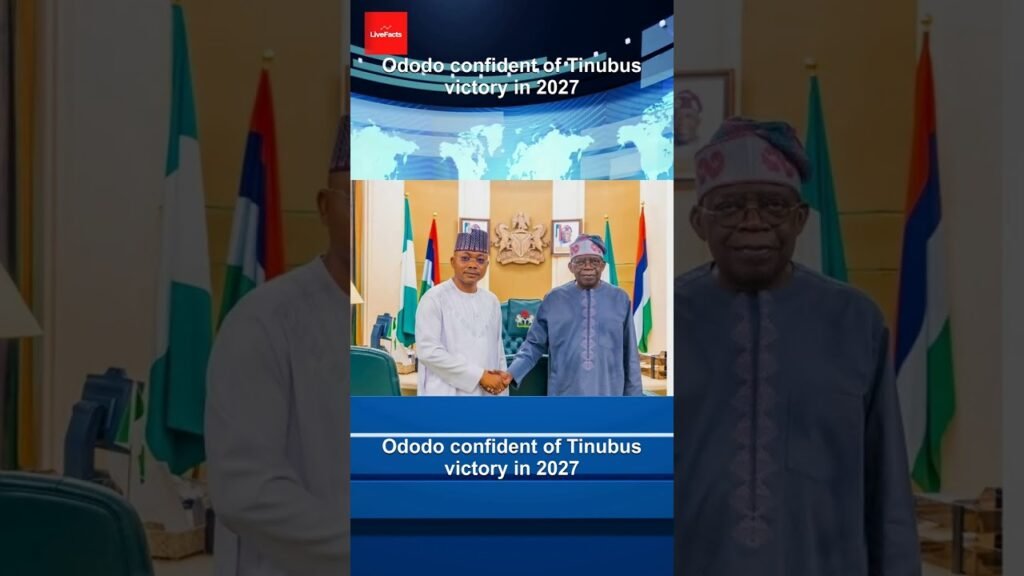 Ododo confident of Tinubus victory in 2027 Ododo confident of Tinubus victory in 2027