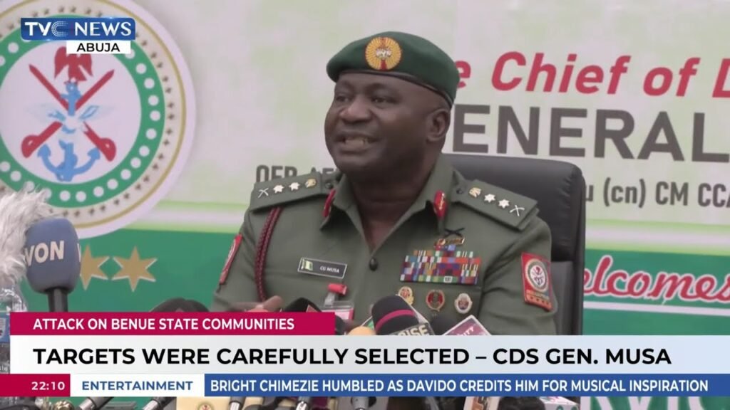 Benue Killings: General Musa Assures Nigerians To Bring Preparators To Justice Benue Killings: General Musa Assures Nigerians To Bring Preparators To Justice