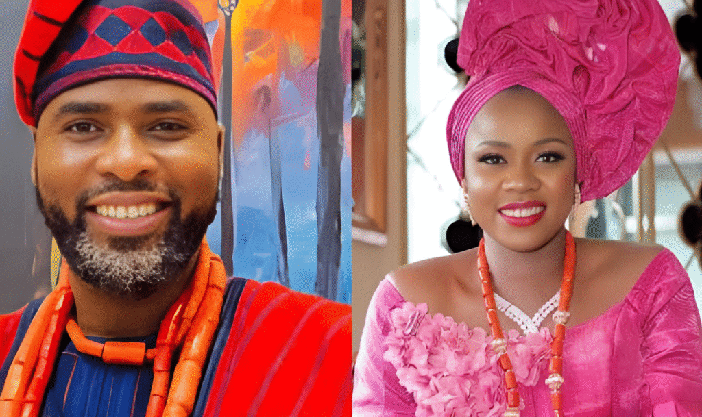 Ibrahim Chatta, ex-wife reunite at Iyalode movie premiere (VIDEO)