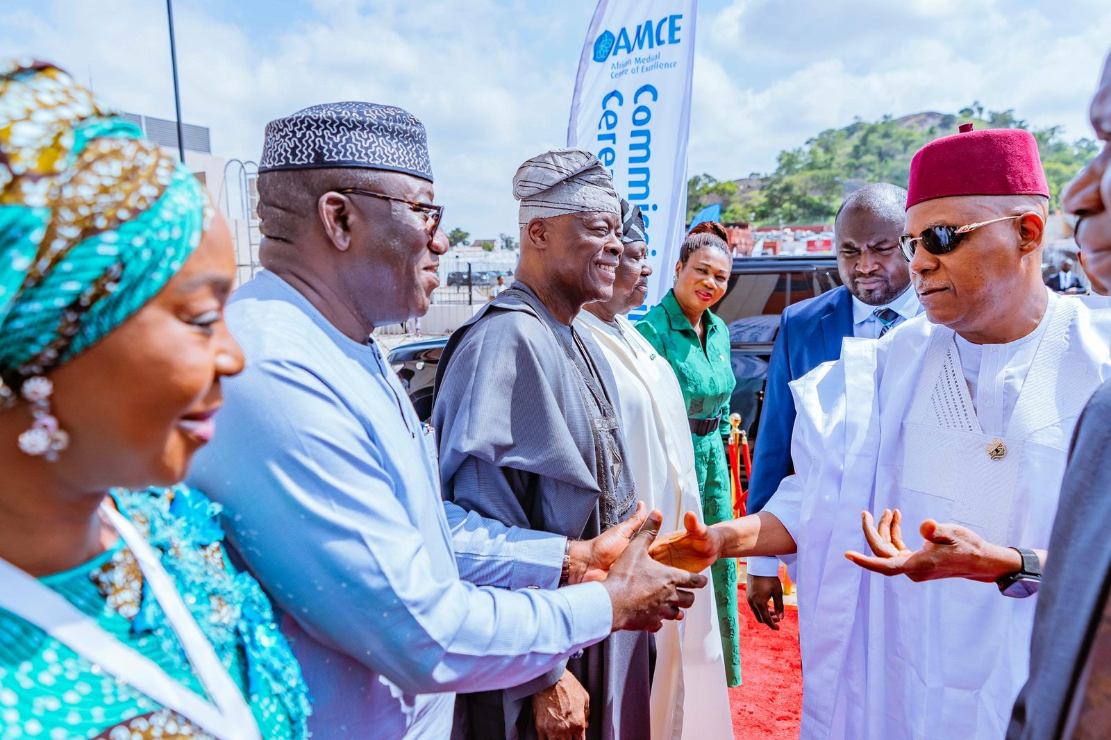 Vice President Kashim Shettima at the commissioning of the African Medical Centre of Excellence (AMCE) in Abuja