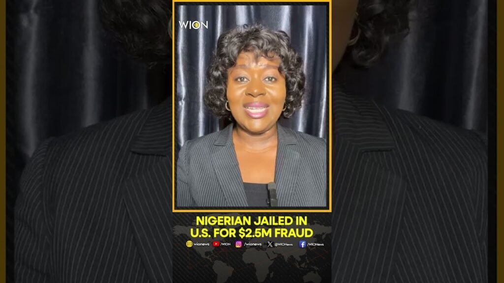 Nigerian Man Sentenced to Over 5 Years in US Prison for .5 Million Fraud | WION Shorts Nigerian Man Sentenced to Over 5 Years in US Prison for .5 Million Fraud | WION Shorts