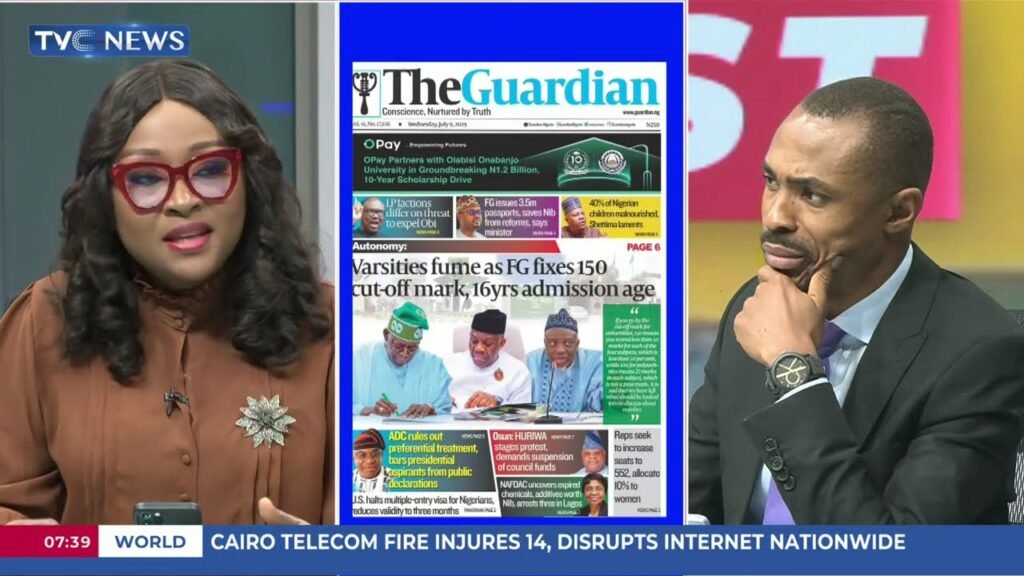 TVC Newspaper Review: Mark Cautions Atiku, Obi As FG Slams Coalition Chiefs TVC Newspaper Review: Mark Cautions Atiku, Obi As FG Slams Coalition Chiefs