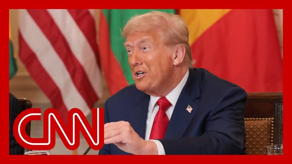 Trump praises ‘good English’ of Liberian president, prompting criticism across Africa