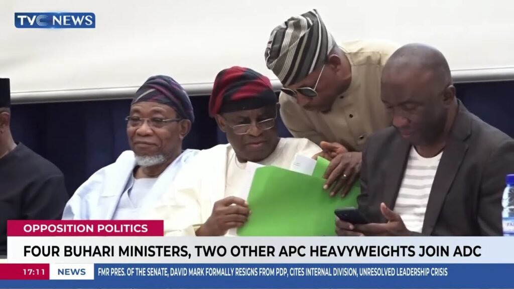 Four Buhari Ministers, Two Other APC Heavyweights Join ADC Four Buhari Ministers, Two Other APC Heavyweights Join ADC