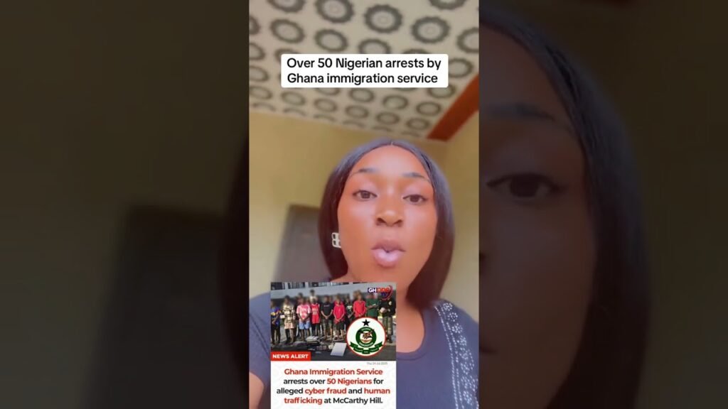 50 Nigerian arrested by Ghana immigration service at McCarthy hill# news #besties