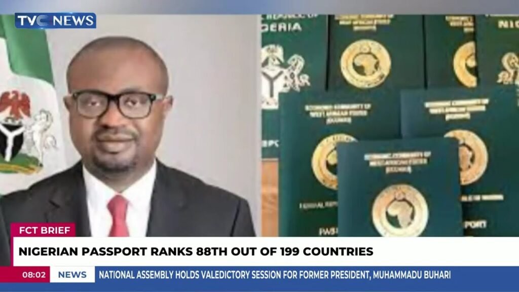 Nigerian Passport Ranks 88th Out Of 199 Countries | FCT Brief