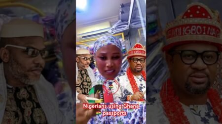 Really????Nigerians using Ghana ???????? passports #thereasonshow #nigeriansinghana #igboking
