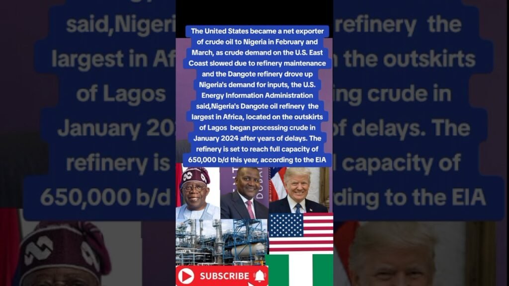 the Dangote refinery drove up Nigeria's demand