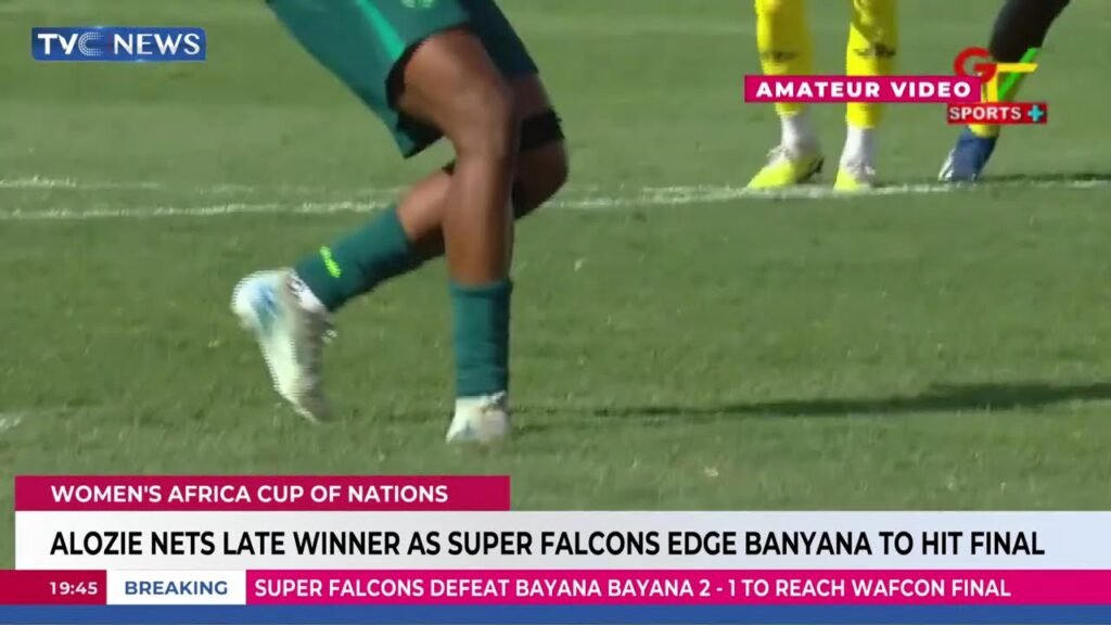 Women's Africa Cup Of Nations: Alozie Nets Late Winner As Super Falcons Edge Banyana To Hit Final