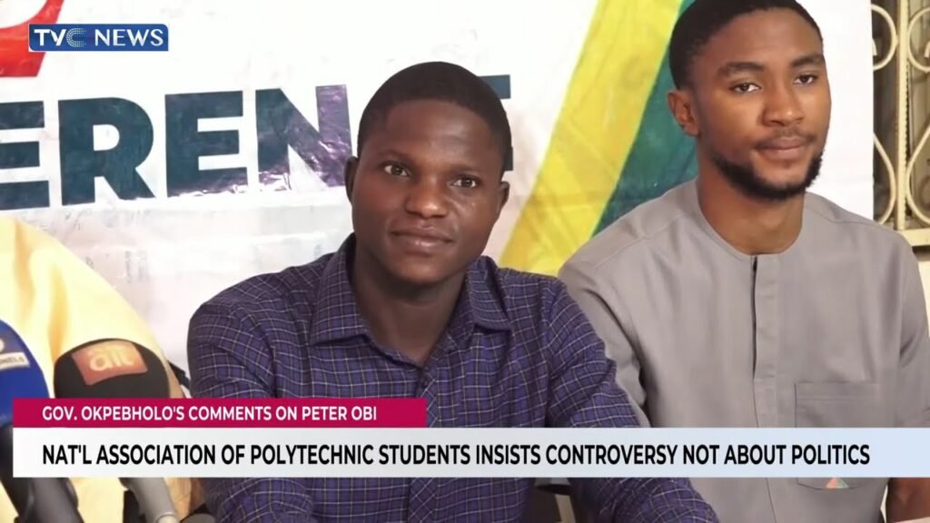 National Association Of Polytechnic Students Insists Peter Obi Controversy Not About Politics