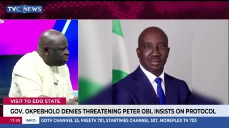 Governor Okpebholo Denies Threatening Peter Obi, Insists He Only Followed Protocol Governor Okpebholo Denies Threatening Peter Obi, Insists He Only Followed Protocol