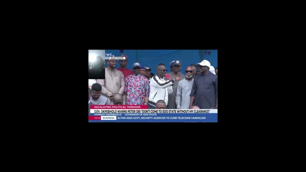 Edo start governor warns Peter obi #news #nigeria #africa #election