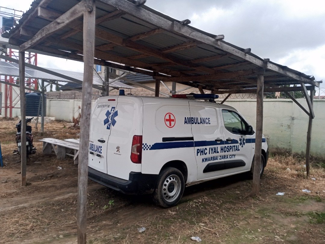 Ambulance in Shehu Iyal Primary Health Center (PHOTO CREDIT: Aisha Yusufu)