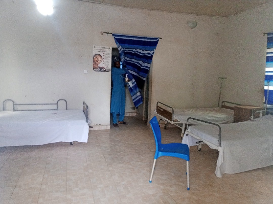 Isolation room in Shehu Iyal PHC