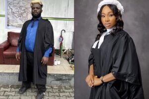 Comedian Sabinus Celebrates As His Sister Is Called to Bar