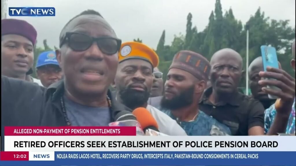 Sowore Leads Protests As Retired Police Officers Demand Better Pension Entitlements