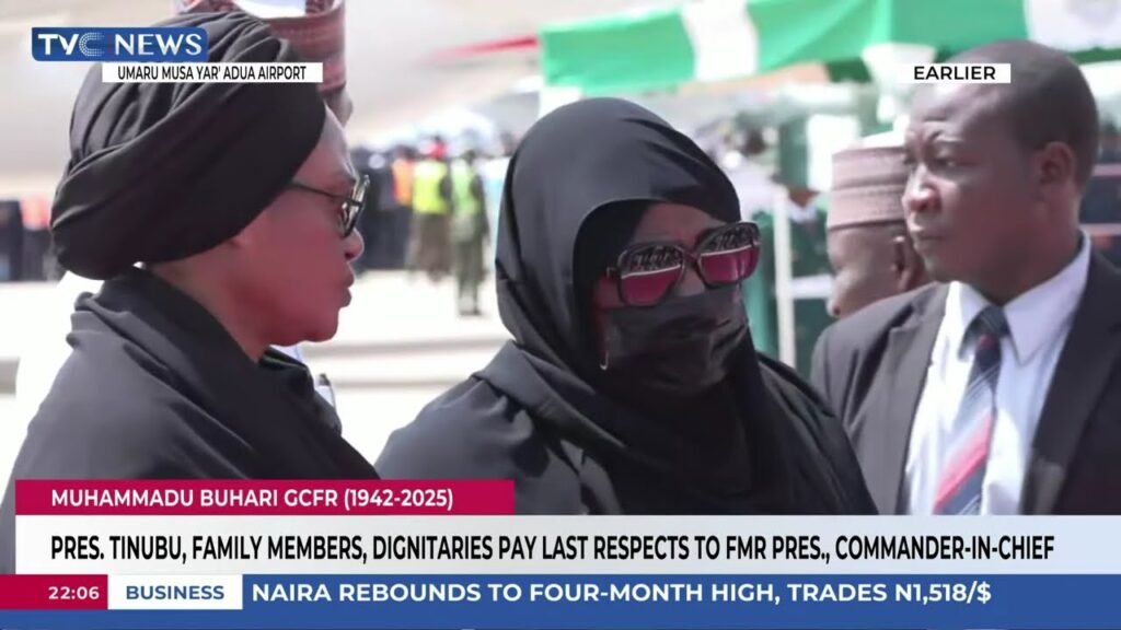 Pres Tinubu, Family Members, Dignitaries Pay Last Respect To Fmr Pres, Commander-In-Chief