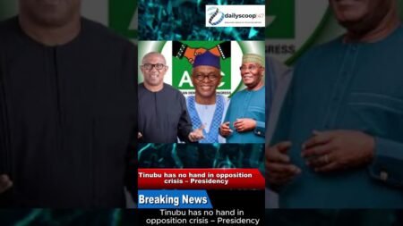 Tinubu Has No Hand In Opposition Crisis – Presidency #FrontPage News #nigeria   July 11th, 2025