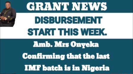 Goodnews: DISBURSEMENT THIS WEEK LAST BATCH OF IMF IS IN NIGERIA Goodnews: DISBURSEMENT THIS WEEK LAST BATCH OF IMF IS IN NIGERIA