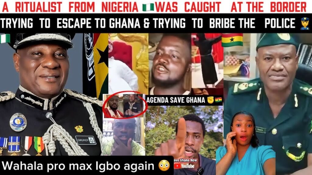 Breaking News ‼️Ghana Immigration caught A Ritualist From Nigeria at the Border Trying To Escape ???????? Breaking News ‼️Ghana Immigration caught A Ritualist From Nigeria at the Border Trying To Escape ????????
