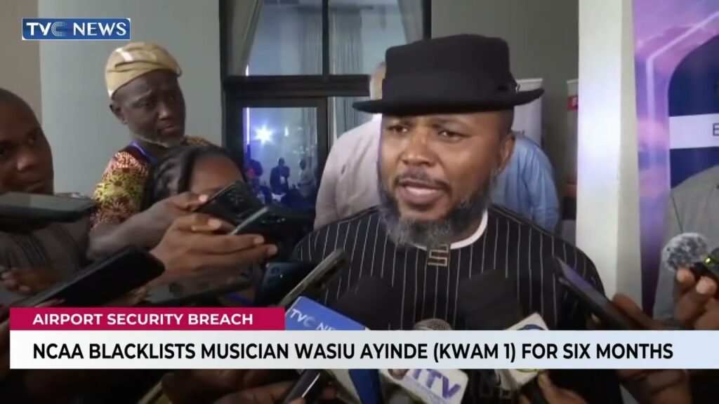 Fuji Musician, KWAM 1 Gets Six months Ban For Airport Security Breach