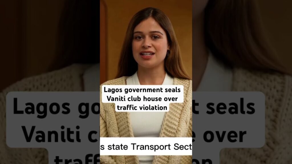 Lagos government seals Vaniti club house over traffic violation. #nigeria #clubhouse #Lagos #traffic