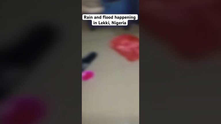 Rain and flood in Lekki, Nigeria. God help us #Nigeria#news#update#flooding#makemeviral