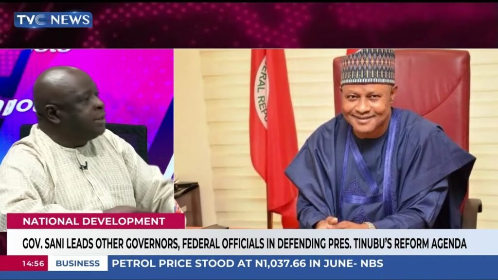 Gov Sani Leads Other Governors, Federal Officials In Defending Pres Tinubu’s Reform Action Gov Sani Leads Other Governors, Federal Officials In Defending Pres Tinubu’s Reform Action