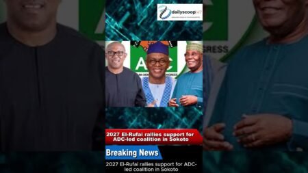 2027 El-Rufai Rallies Support for ADC-led Coalition in Sokoto #FrontPage News  August 3rd, 2025