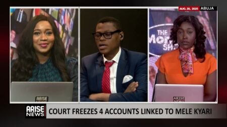 The Morning Show: Court Freezes 4 Accounts Linked To Mele Kyari