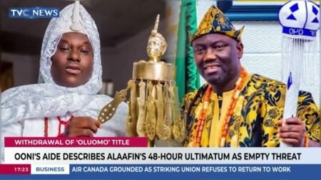 Ooni’s Aide Describes Alaafin’s 48 Hour Ultimatum As Empty Threat