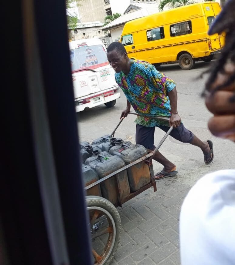 The borehole water used in the neighborhood