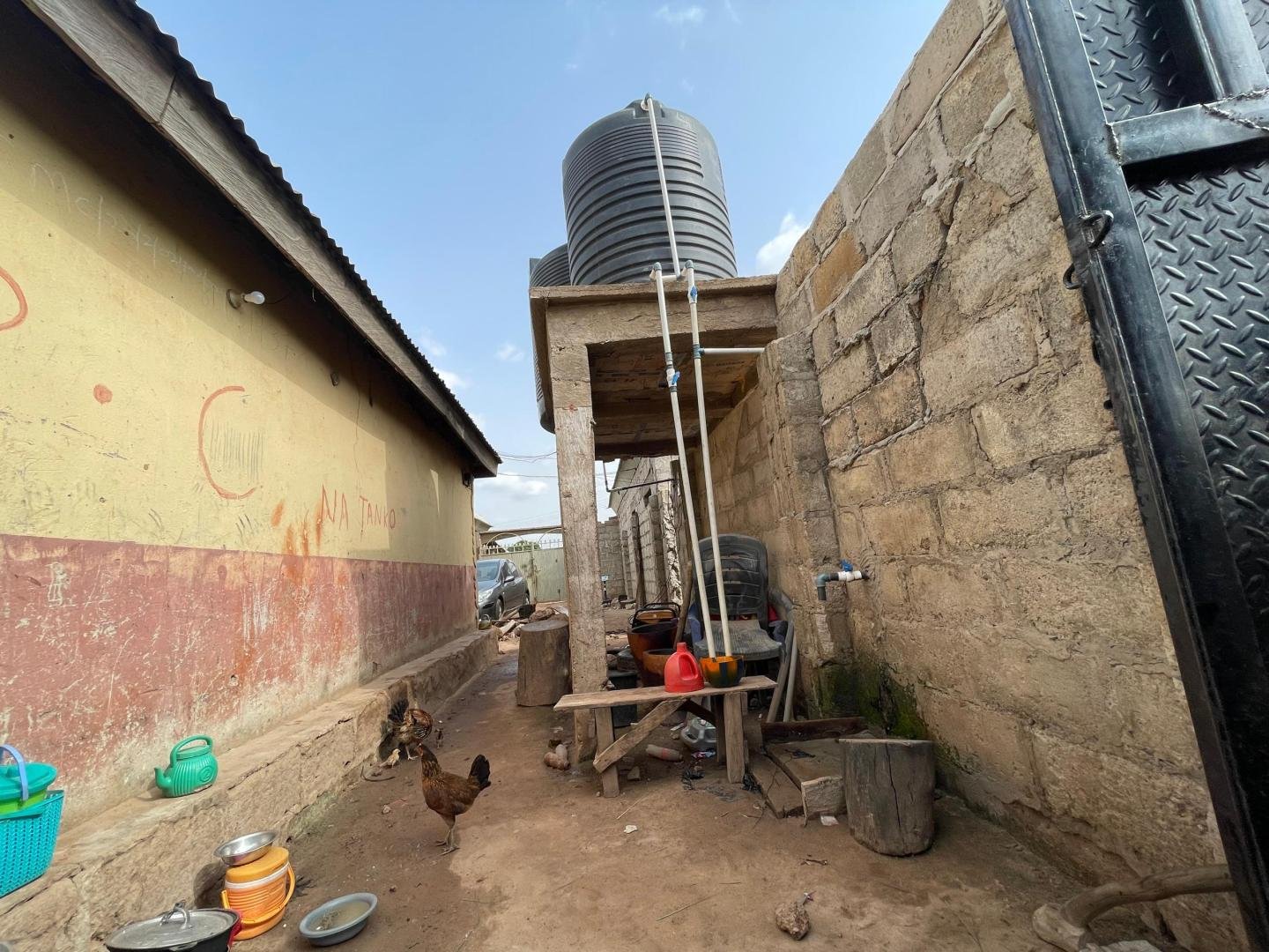 Najahatu Salihu water business. (PHOTO CREDIT: Ayodeji )
