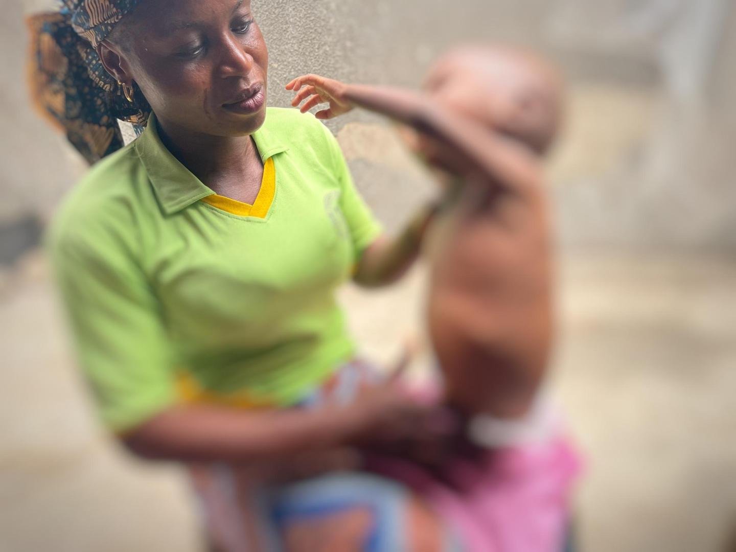 Ms Abdulhadi and her daughter, Fatimo.HEIC (PHOTO CREDIT: Ayodeji )