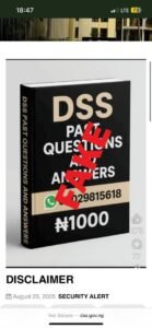 Man arrested for circulating fake recruitment past questions into DSS Man arrested for circulating fake recruitment past questions into DSS