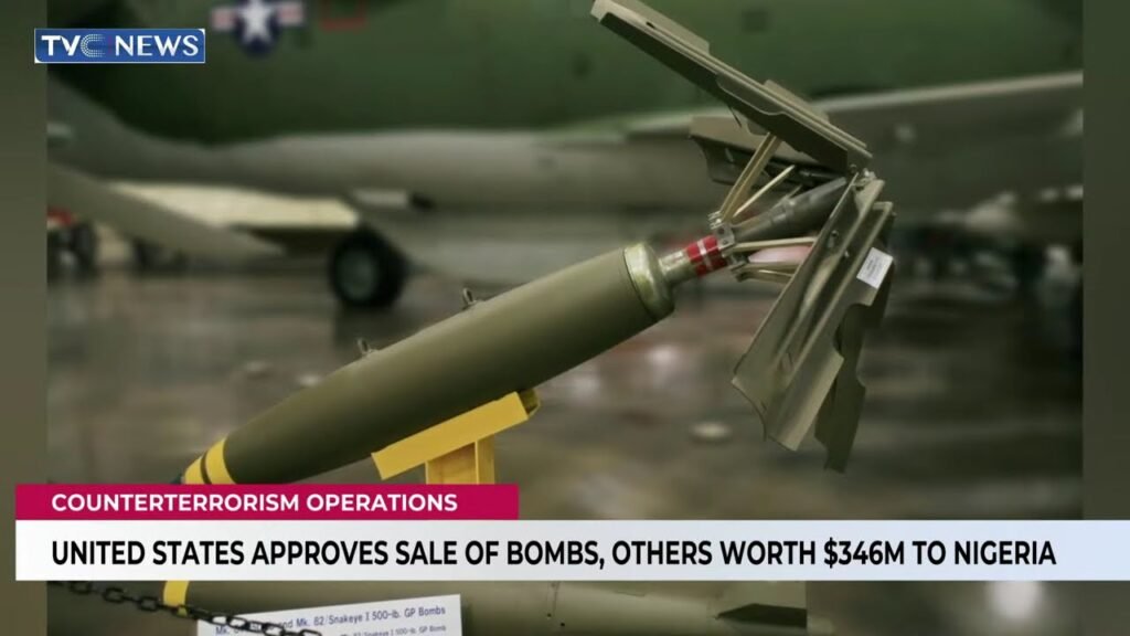 US Approves Sale Of Bombs, Others Worth 6M To Nigeria