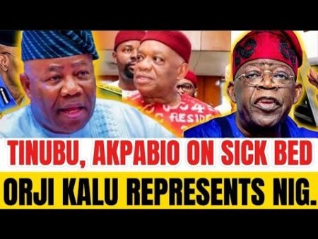 Tinubu Is S!ck, Akpabio Is Sick – Nigeria In Dark As Orji Kalu Flies To The U.S To Represent Nigeria