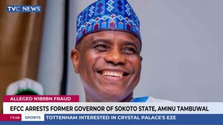 EFCC Arrests Former Governor Of Sokoto State Aminu Tambuwal
