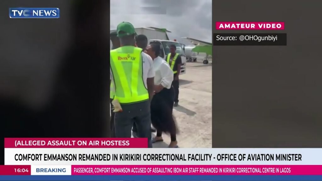 Ibom Air Passenger Who Assaulted Air Hostess Remanded In Kirikiri Prison