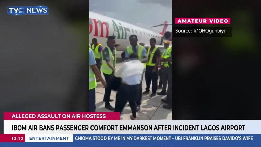 Ibom Air Bans Passenger Comfort Emmanson After Incident At Lagos Airport
