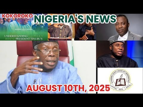 Nigeria’s news AUGUST 10th, 2025 Nigeria’s news AUGUST 10th, 2025