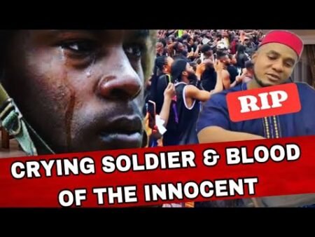 Nigeria Soldier Crying Like A Baby In The Bush (Cele Mock News)